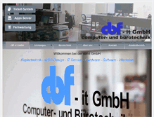 Tablet Screenshot of cbf-it.de